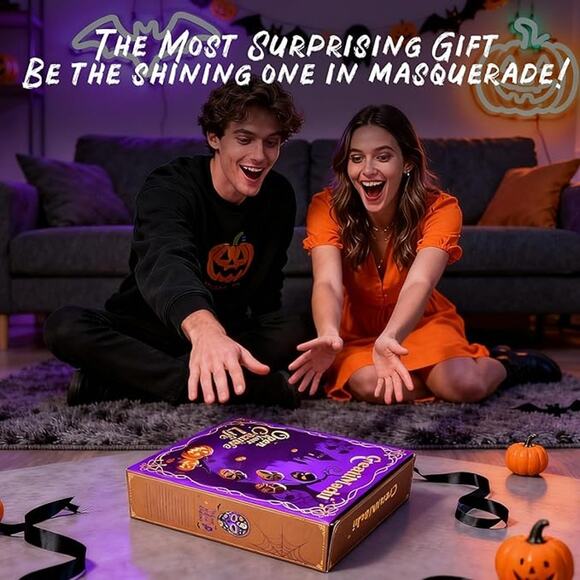 LED Mask Gloves Set Adult Teen Skeleton Glow Halloween Scary Light Up Costume - Picture 5 of 6